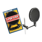 S-pop Grip Sabra-som Tela Anti Puff Pop Filter Garra Tubular