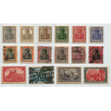 S0177 Alemanha 1905 16 Selos Germânia Deutsch Reich