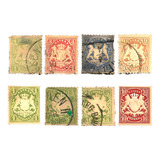 S1115 Alemanha 1870 Antigos Estados 8 Selos Baviera