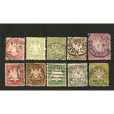 S1121 Alemanha 1875 Antigos Estados 11 Selos Baviera