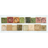 S1262 Alemanha 1857 75 8 Selos Antigos Estados Wurttemberg