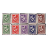 S1613 União Soviética 1920 Bielorrússia 10 Selos Asobny atra