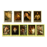 S1616 União Soviética 1977 1984 Nove Selos Séries Pinturas