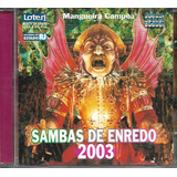 S32a - Cd - Sambas De Enredo - 2003 - Lacrado F Gratis