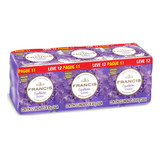 Sabão Em Barra Francis Alfazema De 90 G Pacote X 12