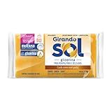 Sabão Em Barra Glicerina Girando Sol 1Kg Girando Sol Sabão Em Barra Multiuso Amarelo Com Pura Glicerina Contém 5 Unidades De 200G