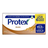 Sabão Em Barra Protex Aveia Prebiótico De 85 G Pacote X 6