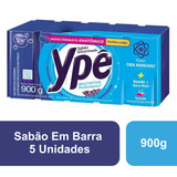 Sabão Em Barra Ypê Multiativo Performance 5 Unidades 900g