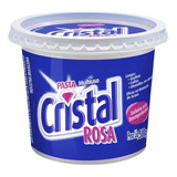 Sabão Em Pasta Cristal Rosa Pote 500g Limpeza Multiuso