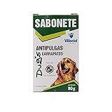 Sabonete Antipulga E Carrapato Para Cães Branco World Veterinária 80 G