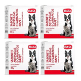 Sabonete Antipulgas E Carrapatos Ibapet Caes Gatos Kit Com 4