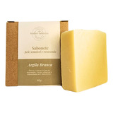 Sabonete Argila Branca Natural Facial Corporal Vegano