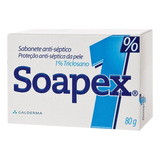 Sabonete Barra Antisséptico 1  Triclosano Soapex 80g
