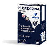 Sabonete Clorexidina P cães E Gatos World Dug s 80g