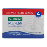 Sabonete Em Barra Nutri milk Hidratação 4 Unidades 85g Palmolive