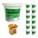 Sabonete Esfoliante Limpa mãos Rezymom Limão 250g 12 Unid 