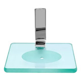 Saboneteira Bruen Vidro 8mm Luxo Minimalista De Parede