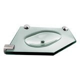 Saboneteira Canto Chanfrada 15x15 Cm 8mm Incolor
