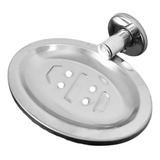 Saboneteira De Banheiro Parede Metal Inox Cromado