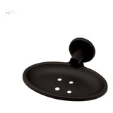 Saboneteira De Parede Aço Inox Stander Black Para Banheiro Cor Preto
