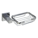Saboneteira Para Banheiro De Parede Metal 100 Inox