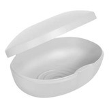 Saboneteira Suporte Sabonete C Tampa Soft Ou Cor Branco