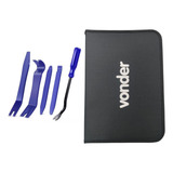Saca Grampo Automotivo Espátulas Nylon Bolsa Ferramenta Kit