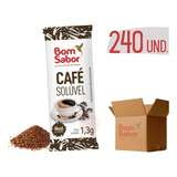 Sache Café Solúvel Bom Sabor 1 3g Tipo Pelé Stick 240 Un