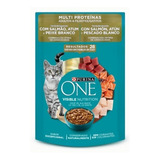Sache Para Gatos Nestle Purina One Peixe Gatos Adultos 10un