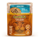 Sache Special Cat Para Gatos Adultos Peixe Ao Molho 85g Caixa Lacrada Com 12 Unidades.