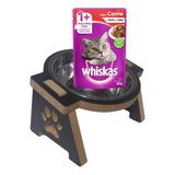 Sache Whiskas C Comedouro Para Gato Ergonômico Alto Pet