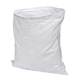Saco 60x45M Liso Ráfia Branco Kit C 5 Unidades