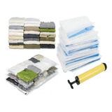 Saco À Vácuo Clink Guardar Roupa Kit 10 Un 60x80cm Bomba