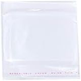 Saco Adesivado Transparente 8x10cm-2- 5cm Aba - Pacote Com 100 Gala- Multicor