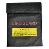Saco Anti Chama P Bateria Lipo Safe Guard Bag Prata 18x23