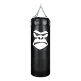 Saco Boxe Pancada Cheio 90 Cm Profissional Reforçado Gorilla Cor Preto