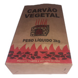 Saco Carvão Vegetal Padrão 3kg 400 Unidades