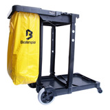 Saco Coletor Bolsa Vinil Carro Funcional Amarelo C Gravação