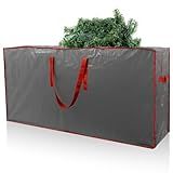 SACO DE ARMAZENAMENTO DE ÁRVORES Bolsa De Armazenamento De árvore De Natal Serve Para árvore Desmontada De Até 2 5 M De Altura 113 X 38 X 50 Cm Material à Prova D água Protege Poeira Alças De