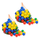 Saco De Bolinhas Coloridas Para Piscina C 200 Unidades Full