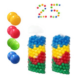 Saco De Bolinhas Coloridas Para Piscina C 25 Unidades