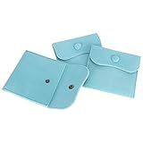 Saco De Botão De Pressão De Veludo 5 Presentes 5 Unidades Saco De Presente 10X10Cm Bolsas Pacote De Sacos Saco De Pressão Embalagem De Camurça Anel De Jogo De Texto Pequenas