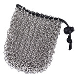 Saco De Dados De Malha De Aço Inoxidável Design Com
