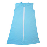 Saco De Dormir Bebe Malha Azul Soninho De Bebê
