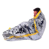 Saco De Dormir Camping Aluminizado Emergência Térmico