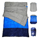 Saco De Dormir Casal Ou Solteiro 2 1m X 1 5m Camping Confort