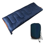 Saco De Dormir Cobertor Colchonete Bolsa De Transporte Cor Azul