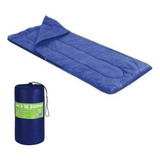 Saco De Dormir Colchonete Pesca Camping Acampamento Retiro Cor Azul