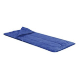 Saco De Dormir Para Acampamento Azul Solteiro 192x75 Cm Bf Colchões