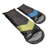 Saco De Dormir Viper Temp 5 c A 12 c Hollowfiber Nautika Cor Verde E Preto